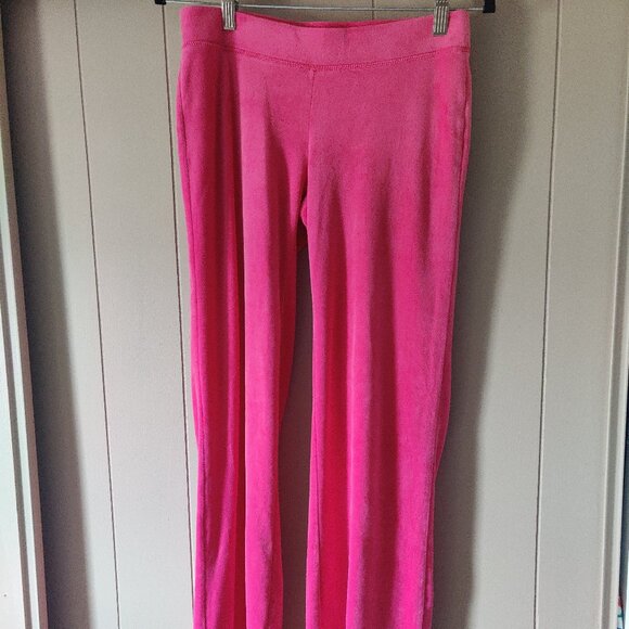 Pink Juicy Couture Wide Leg Track Pants - Picture 3 of 4